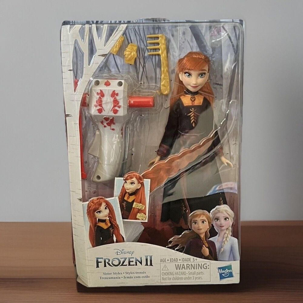 Disney Frozen II Sister Styles Anna Hair Braider Styler Accessories Doll Ages 5+